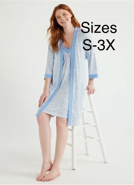 Women’s 2 piece pajama set nightgown & robe, Mother’s Day gift 

#LTKGiftGuide #LTKFindsUnder50 #LTKPlusSize