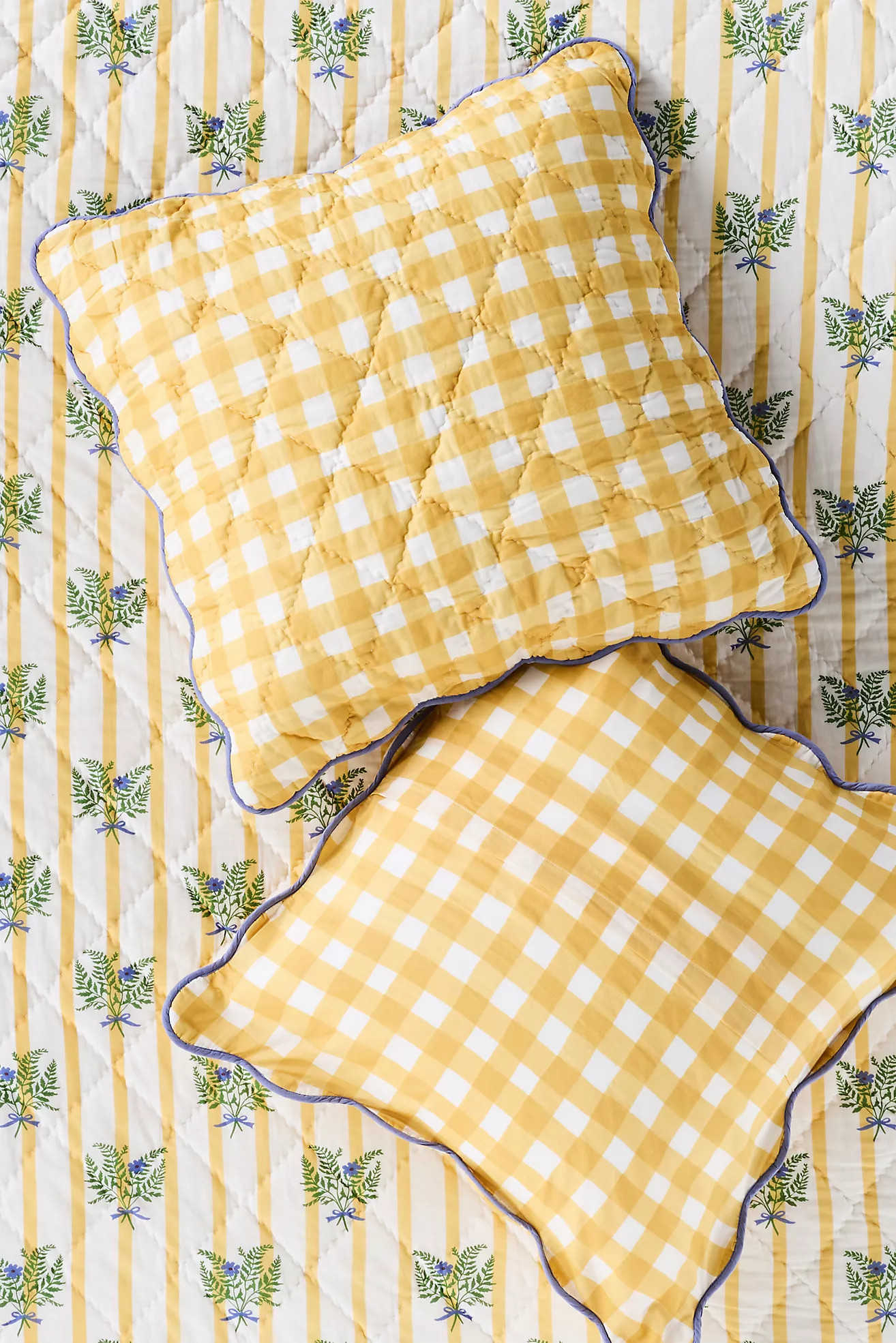 Iluka 100% Cotton Gauze Floral Euro Sham | Anthropologie (US)