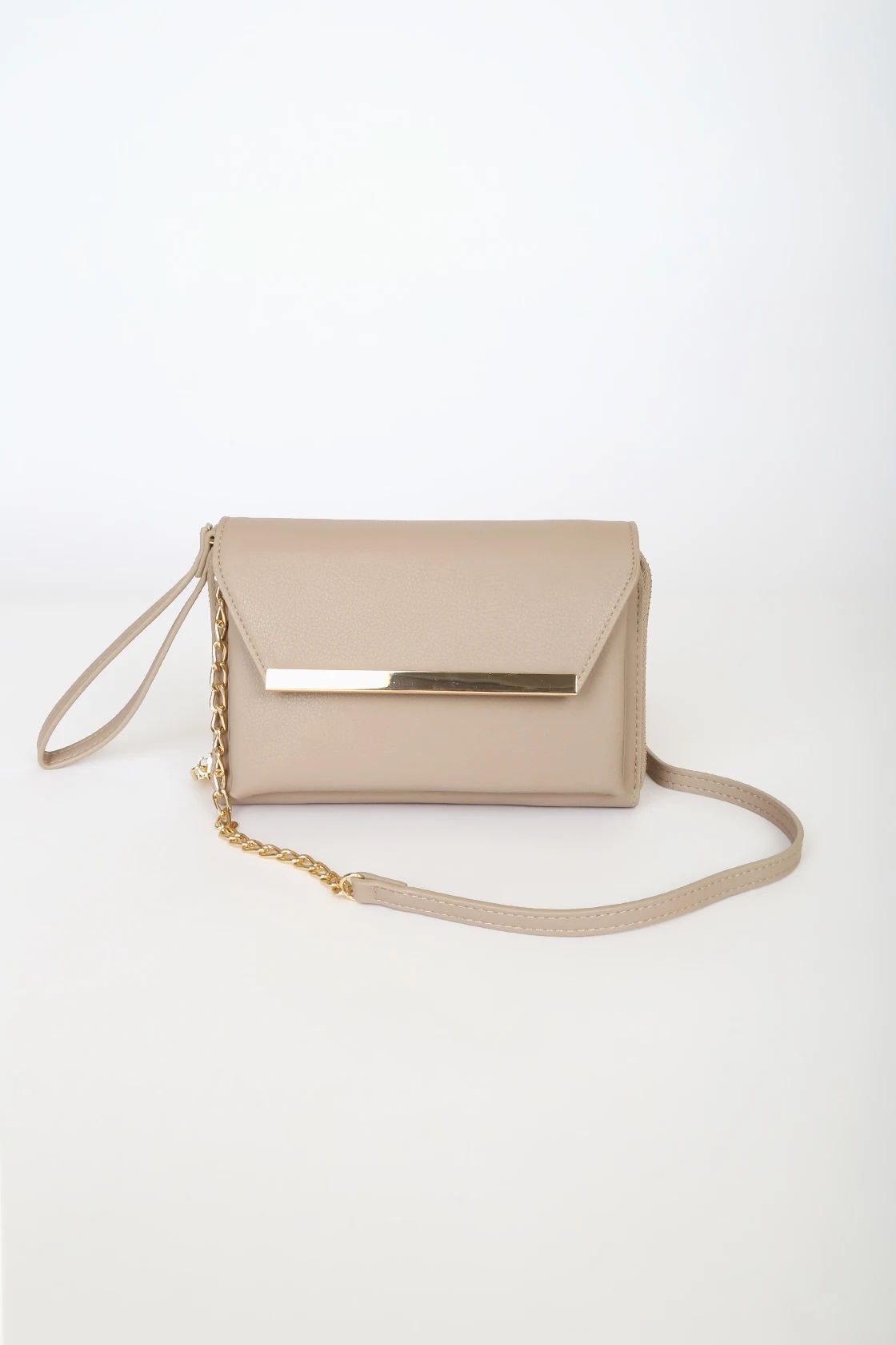 Modern Aesthetic Taupe Chain Wallet | Lulus (US)