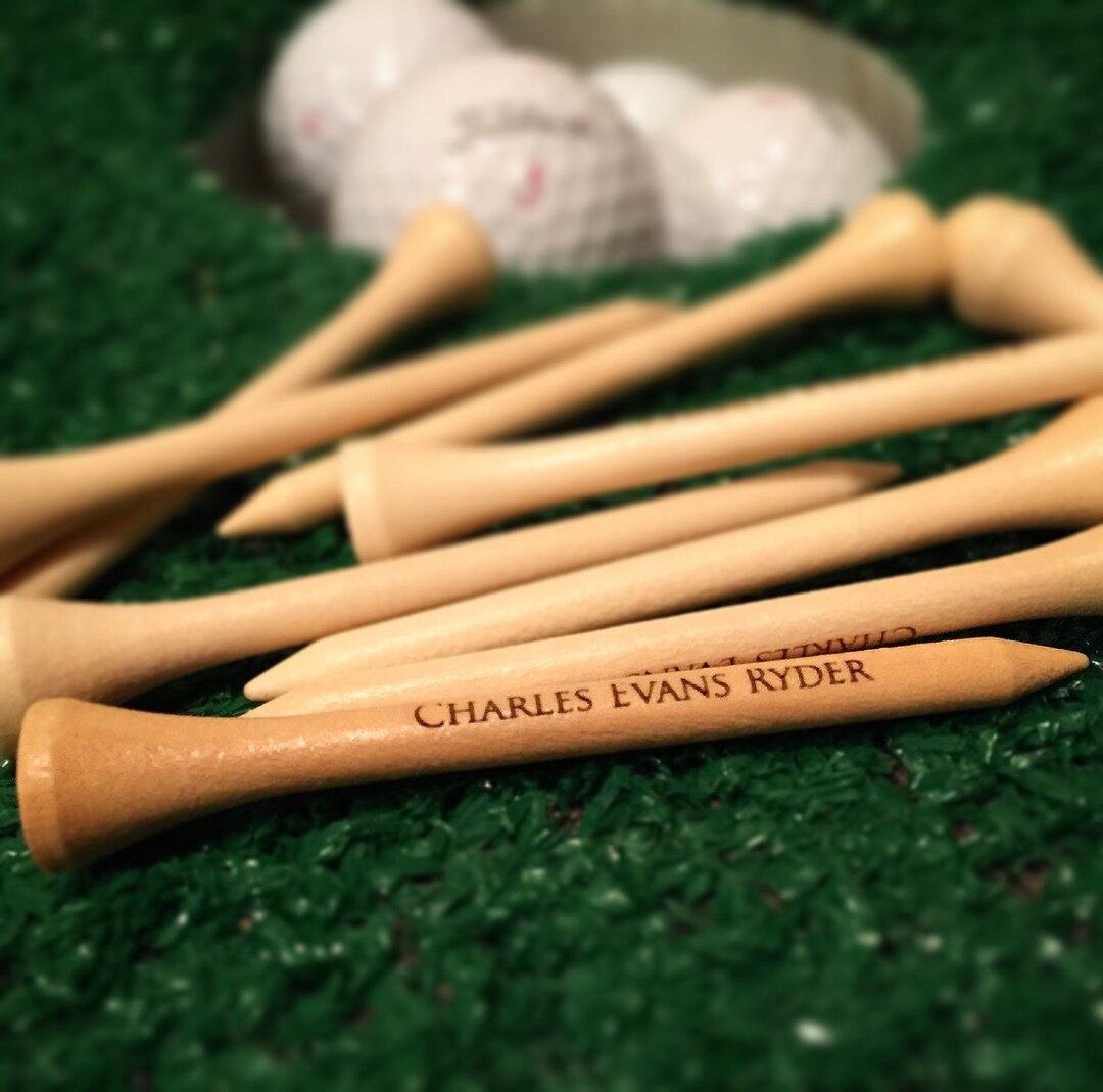 Personalized golf tees, Engraved golf tees, Engraved golf gift, Custom golf tees, Laser Engraved ... | Etsy (US)