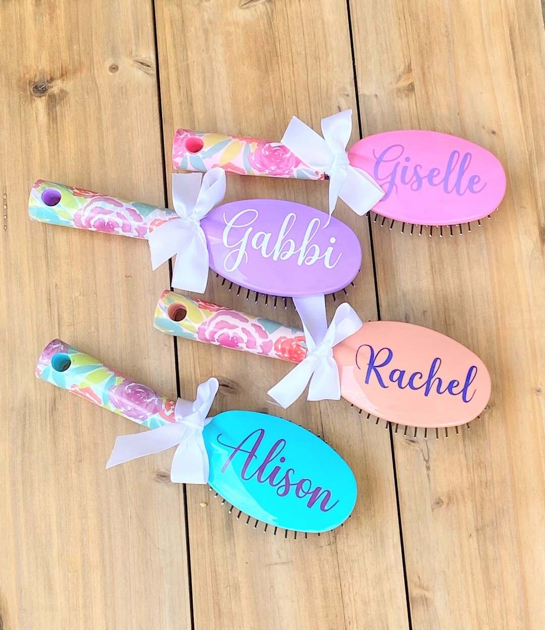 Easter Gifts for Girls, Personalized Hair Brush, Dance Team Gift, Cheer Gift, Girls Party Favors,... | Etsy (US)