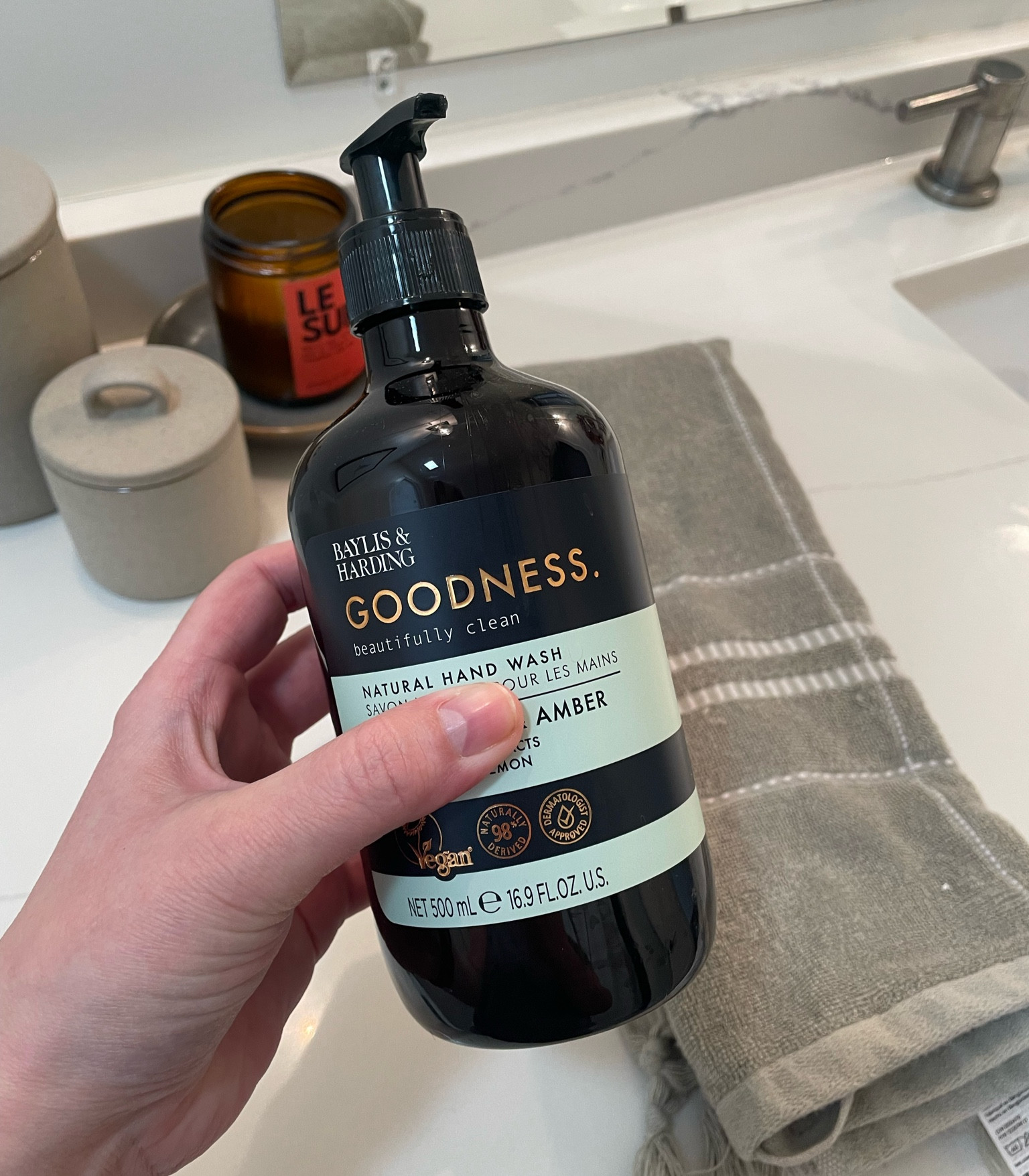 If you’re looking for a hand soap that smells luxurious, this one from #target is my absolute favorite!

#LTKFindsUnder50 #LTKSeasonal #LTKGiftGuide