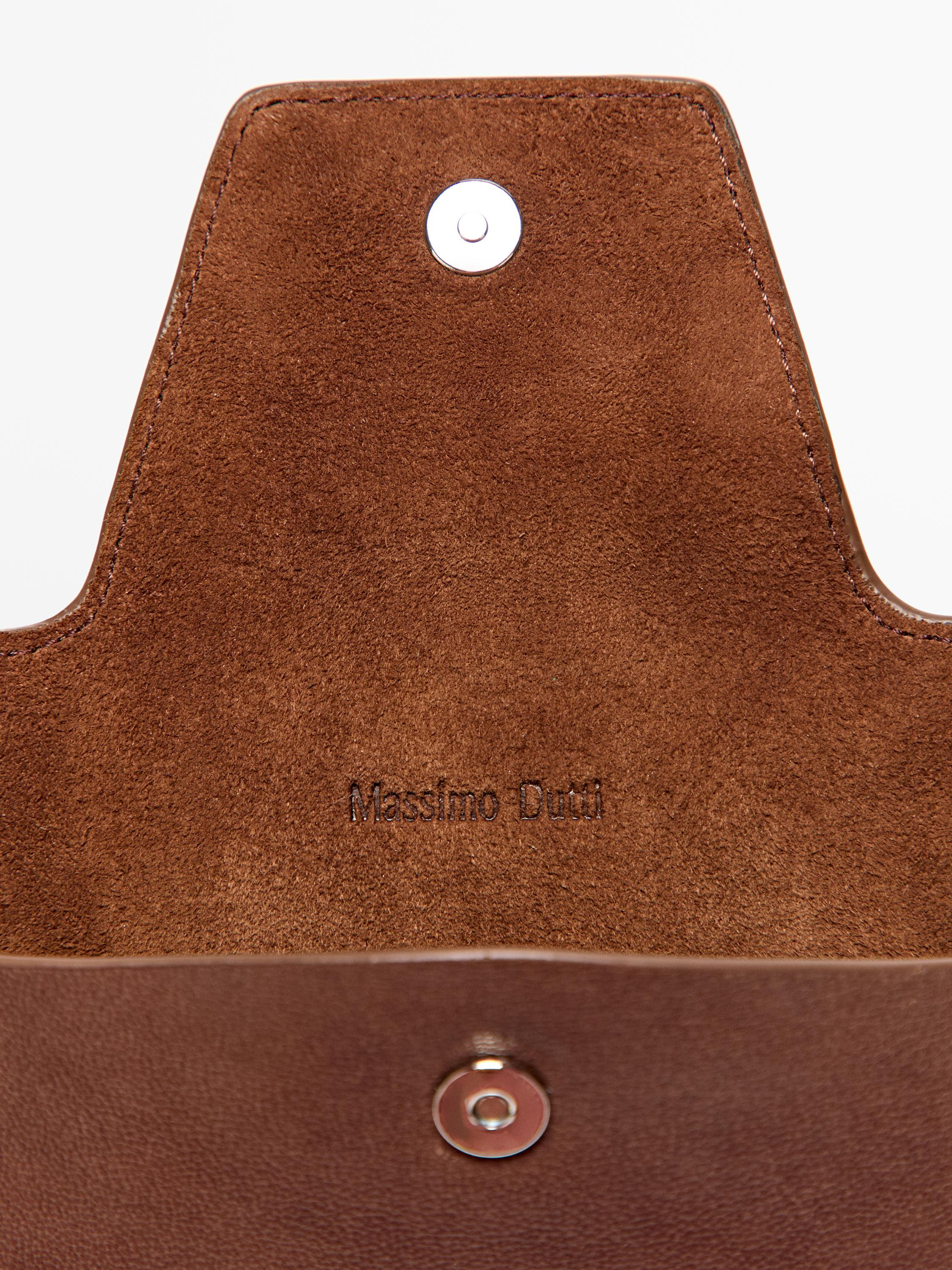 Nappa leather sunglasses case | Massimo Dutti UK