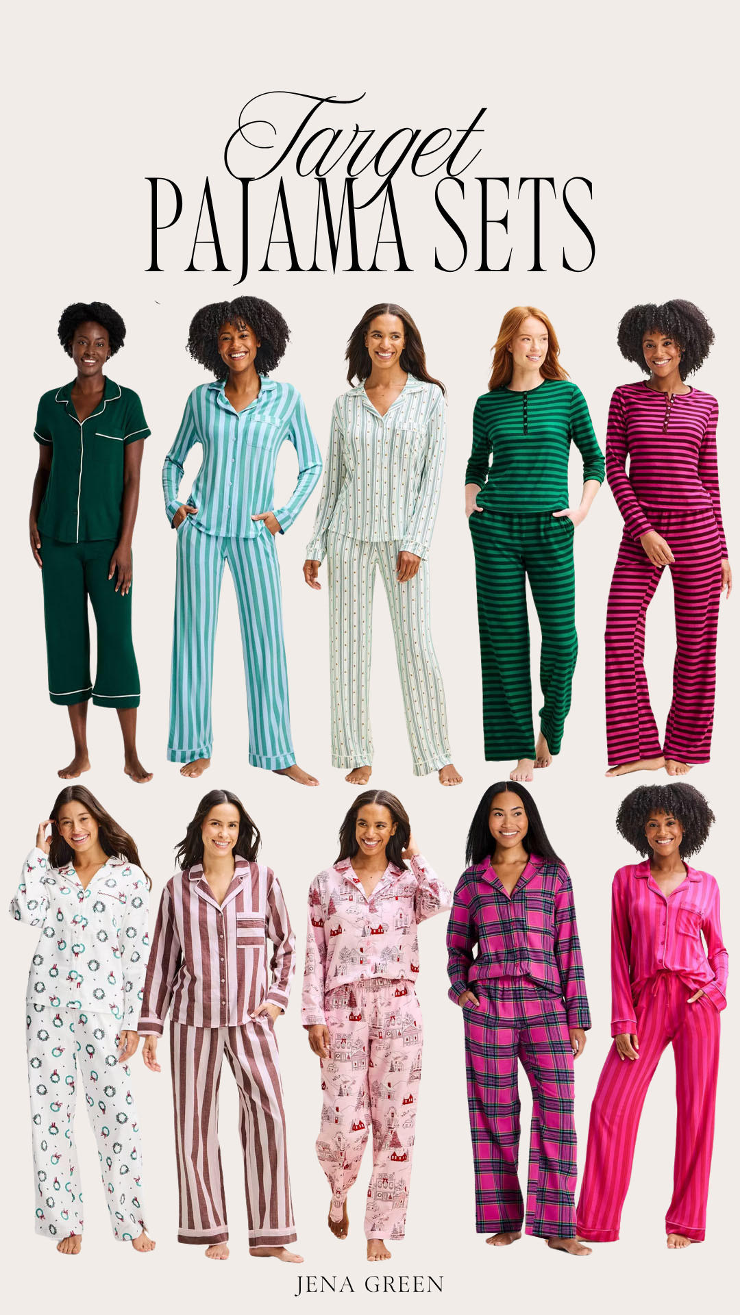 Target Pajama Sets | Target Pajamas

Several of the colors are the same pjs - it wouldn’t let me link every color!

#LTKootd #LTKSeasonal