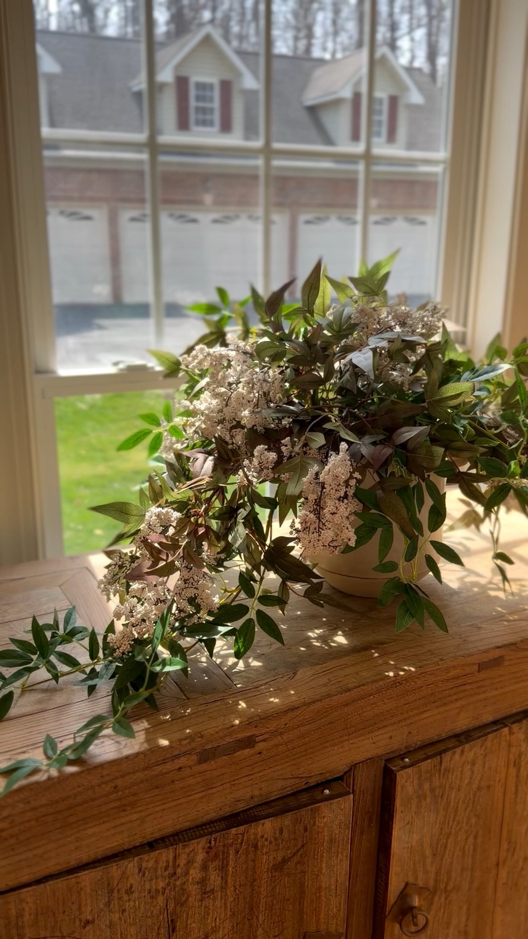 Faux spring flower arrangement! Just love the trailing stems. You can make now and enjoy all spring long! No last minute flower arranging before Easter Sunday!

I used one pack of the trailing ruscus leaves and 2 packs of the berry stems. 

#LTKgrwm #LTKSeasonal #LTKHome