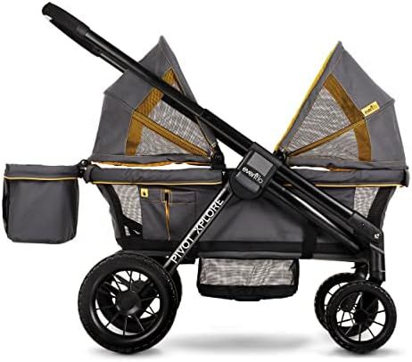 Evenflo Pivot Xplore All-Terrain Stroller Wagon , Adventurer , 45x27x39 Inch (Pack of 1) | Amazon (US)