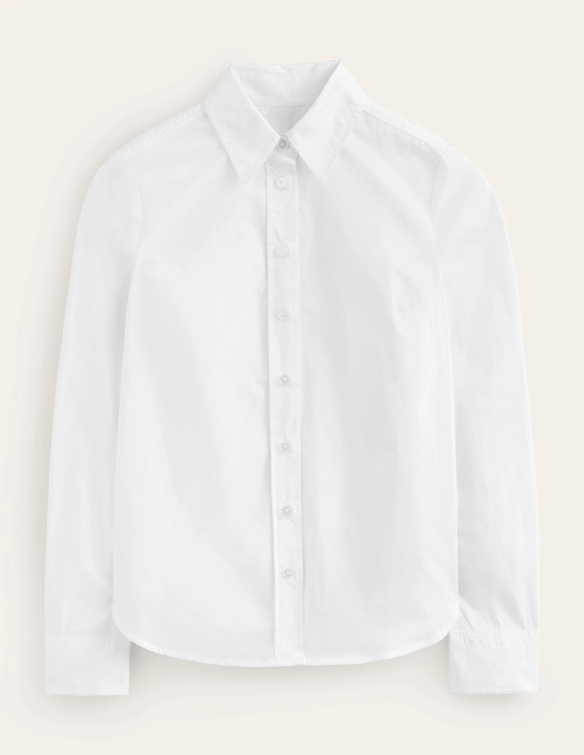 Sienna Cotton Shirt-White | Boden (US)