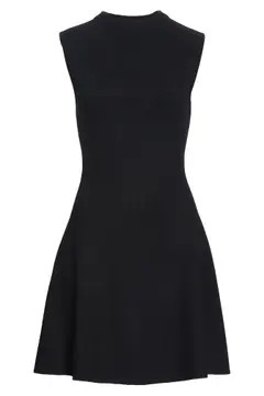 Club Monaco Kaytee Funnel Neck Fit & Flare Sweater Dress | Nordstrom | Nordstrom