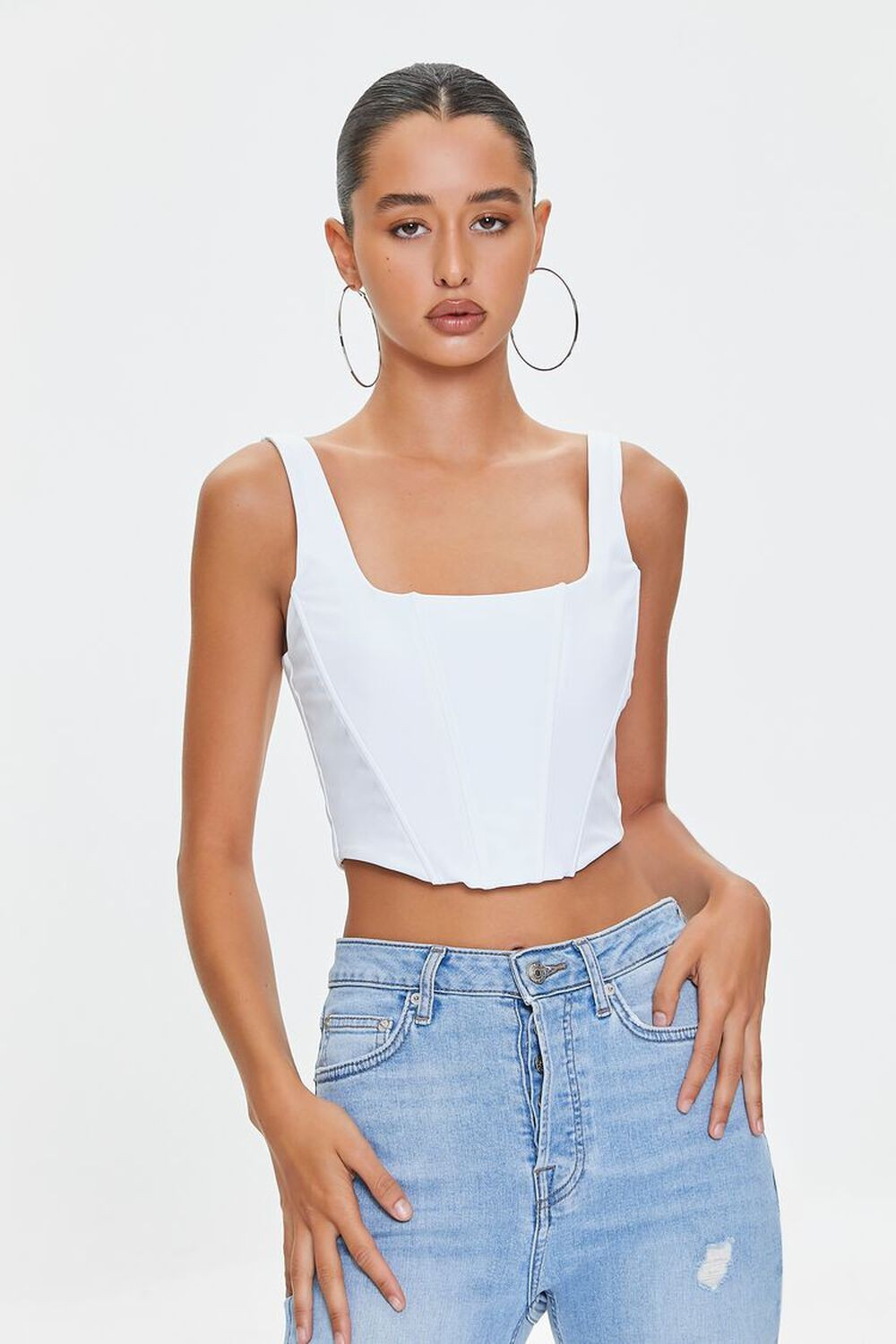 Square-Neck Crop Top | Forever 21 (US)