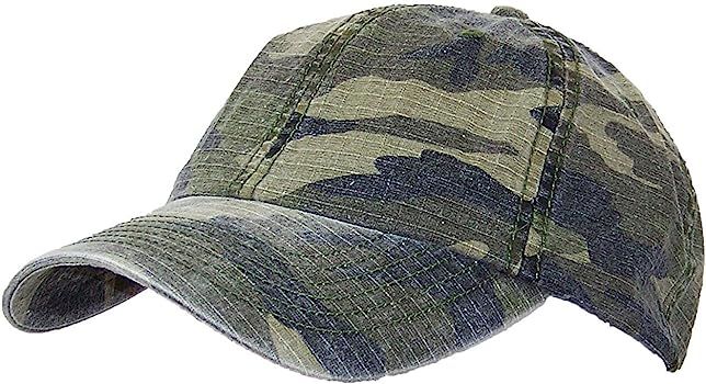 MG Unisex Unstructured Ripstop Camouflage Adjustable Ballcap | Amazon (US)