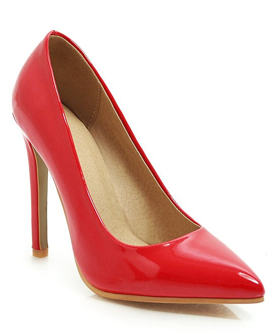 BUTITI Women's Pumps Red - Red Pump - Women | Zulily