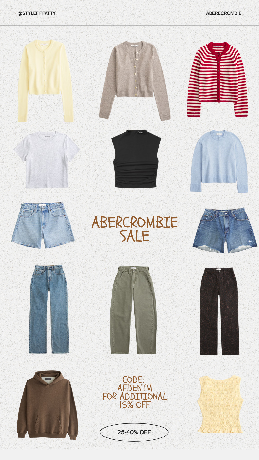 25-40% off all denim plus almost everything else is 20% off!! Code AFDENIM for additional 15% off #afdenim #afsale #ltkaf 

 #LTKdayinmylife #LTKootd #LTKSaleAlert