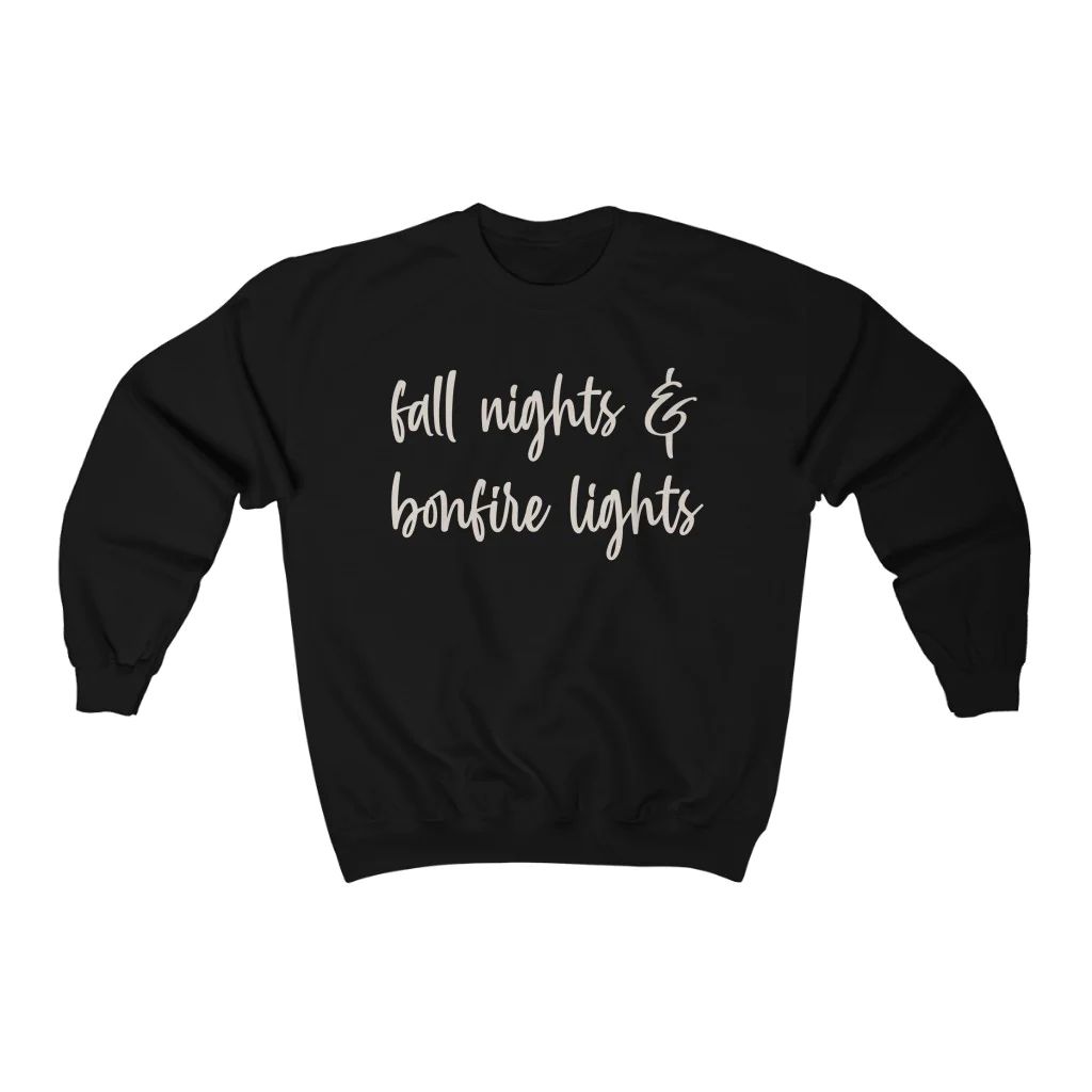 Fall Nights & Bonfire Lights Unisex Sweatshirt | Always Stylish Mama