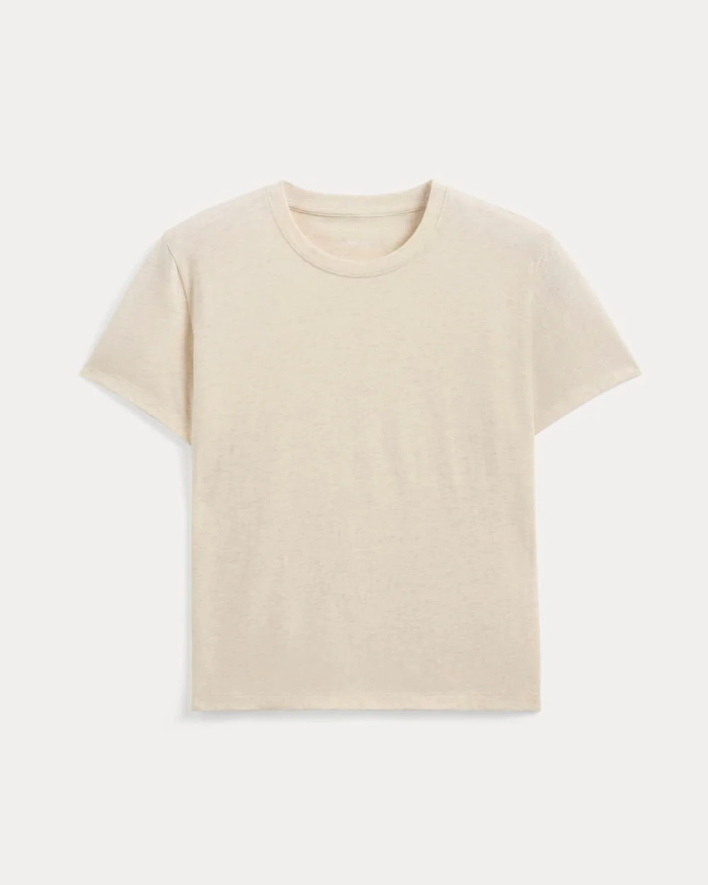 The Box-Cut Tee in Essential Cotton | Heathered Oat | No Pocket | Everlane