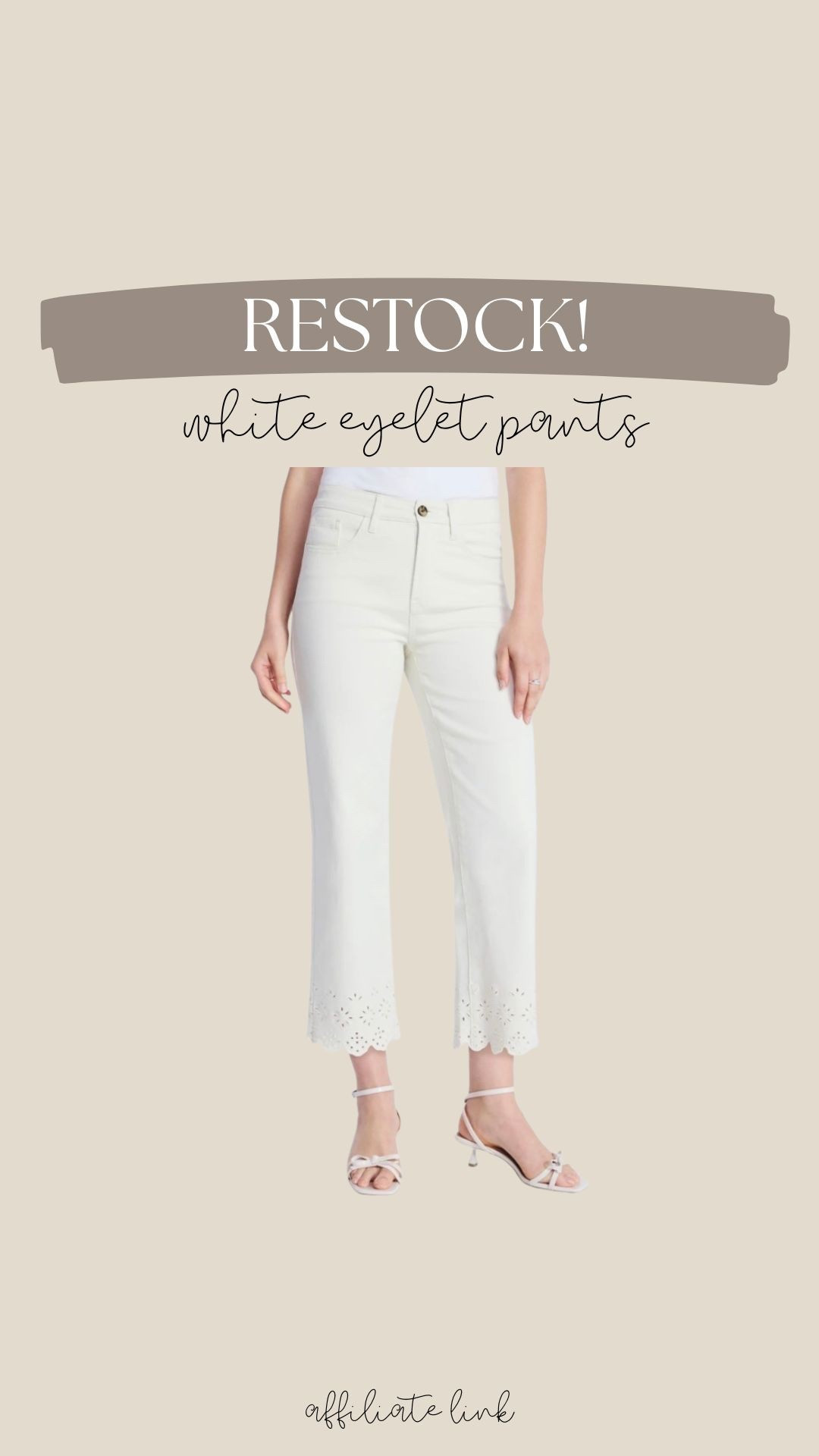 Eyelet pants from Walmart are restocked! 

#LTKmomlife #LTKootd #LTKTravel