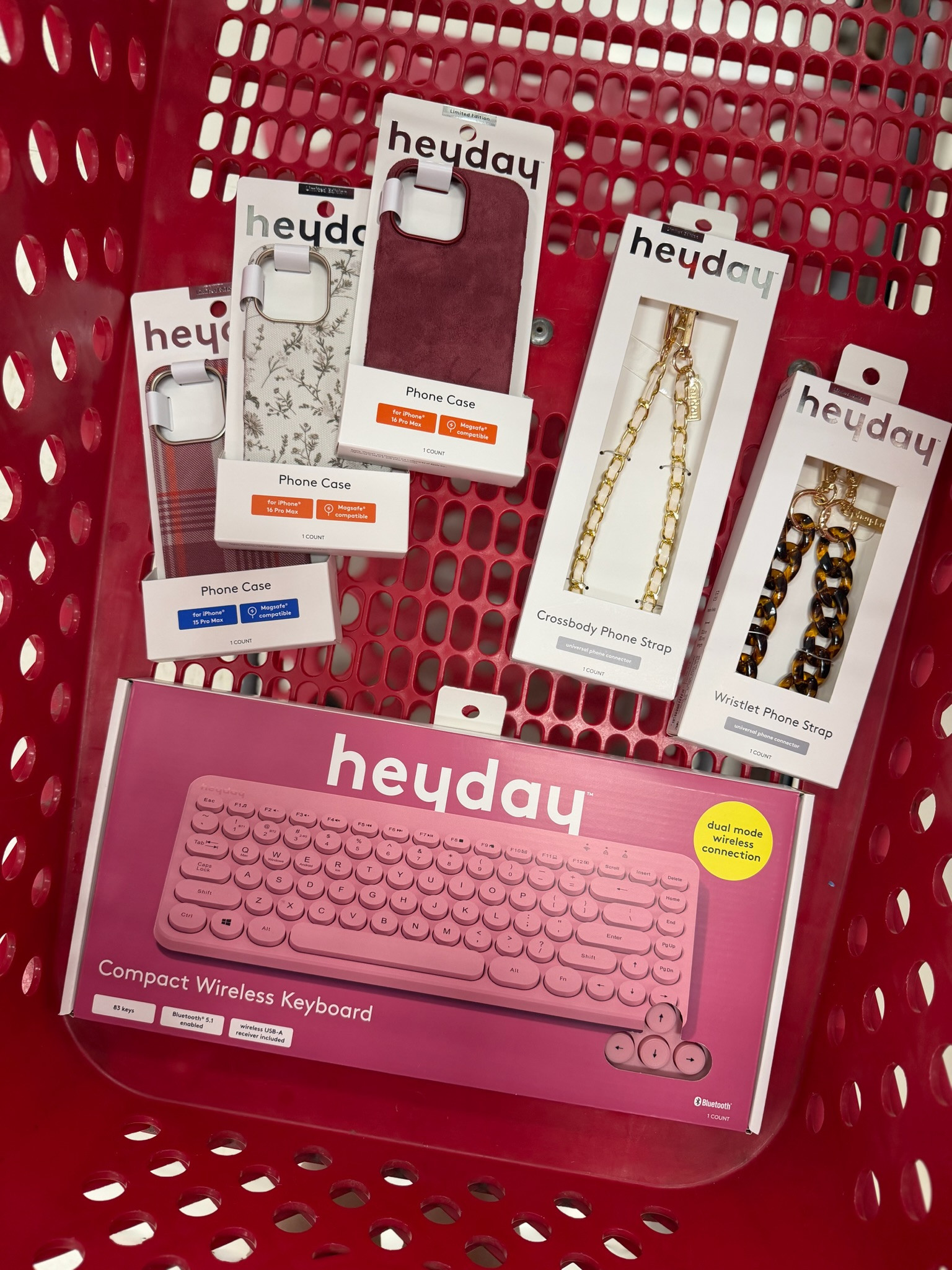 So many new Heyday tech finds at Target! Loving the phone cases, trendy straps and this adorable pink wireless keyboard 💻📱✨

wedding guest dress summer, country concert outfits, summer outfits over 40, teacher outfits, summer dresses, back to school outfits, vacation outfits beach, date night outfits, business casual workwear, concert outfit ideas
 

 #LTKSeasonal #LTKHome #LTKTravel
