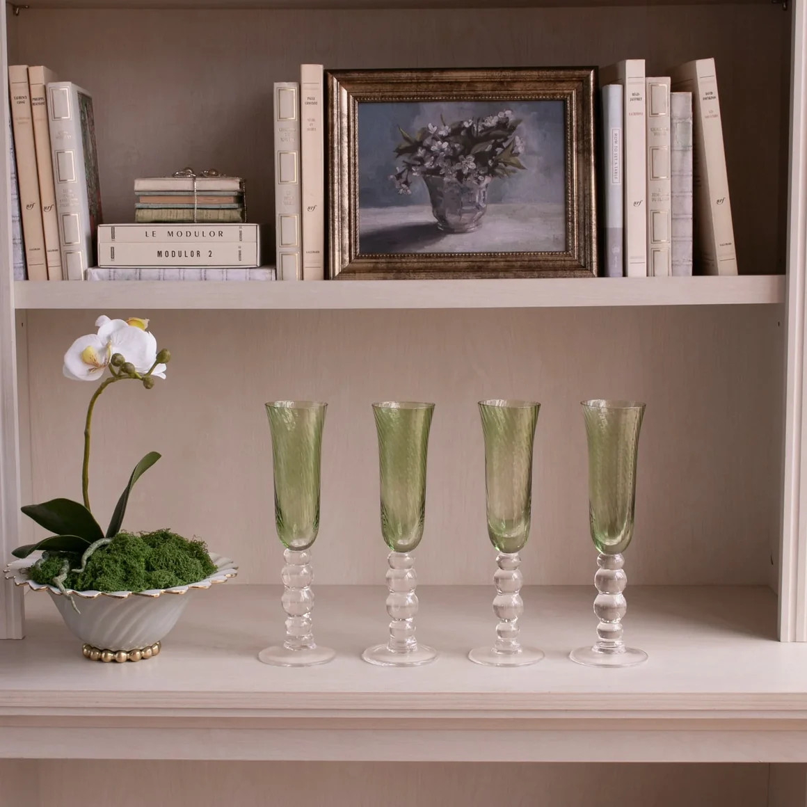 Home
	  
		
	  
	    /
	    Beatriz Ball French Swirl Champagne Flute Glass, Set of 4 | Sabavi Home