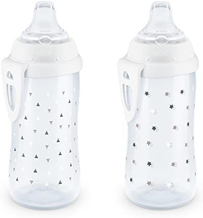 NUK Active Sippy Cup, 10 oz, 2 Pack, 12+ Months, Timeless Collection, Amazon Exclusive | Amazon (US)