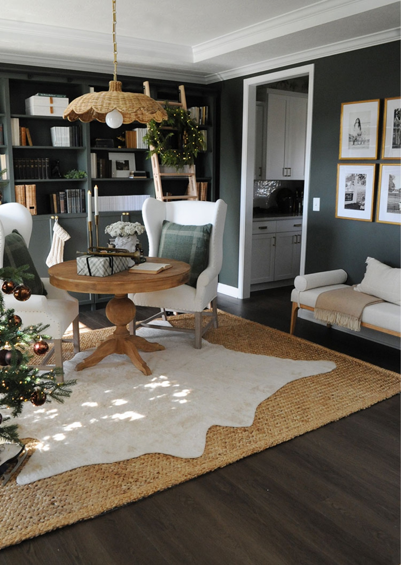 Touches of Christmas in our library...

#LTKSeasonal #LTKHoliday #LTKhome