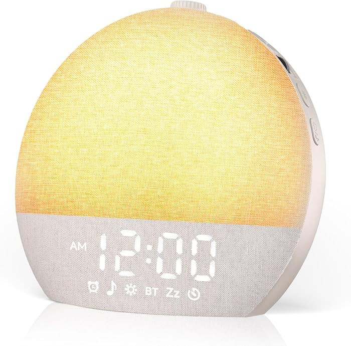 Sunrise Alarm Clock White Noise Sound Machine for Bedroom | Natural Wake-Up Light with 30 Soothin... | Amazon (US)