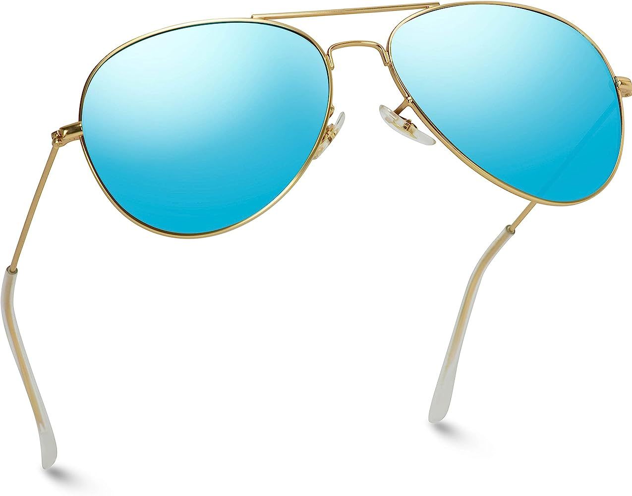 WearMe Pro - Premium Classic Fashion Design Polarized Lens Aviator Sunglasses | Amazon (US)