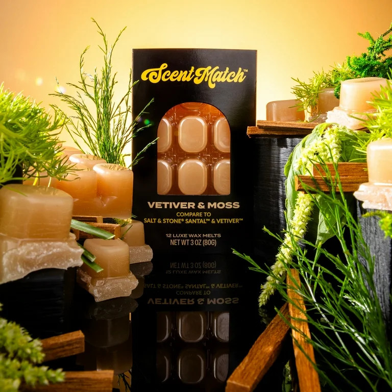 IllumiScents ScentMatch, 3 oz Wax Melts, Vetiver & Moss (Compare to: Salt & Stone) | Walmart (US)