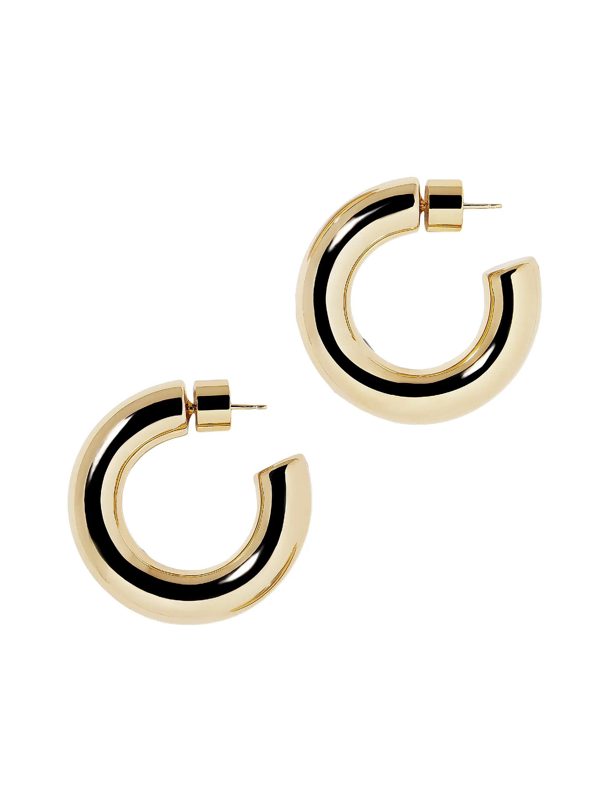 Jamma 10K-Gold-Plated Huggie Earrings | Saks Fifth Avenue