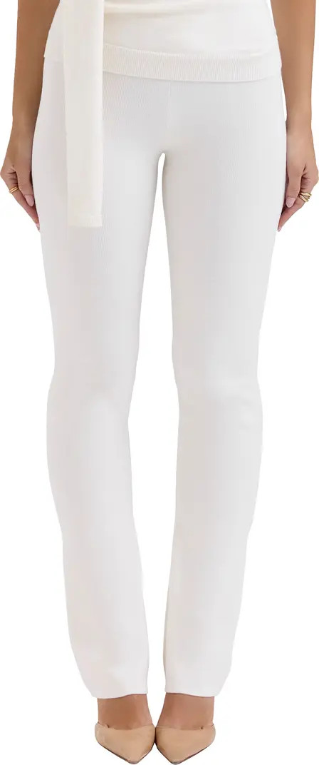HOUSE OF CB Wren Slim Fit Cotton & Cashmere Knit Pants | Nordstrom | Nordstrom