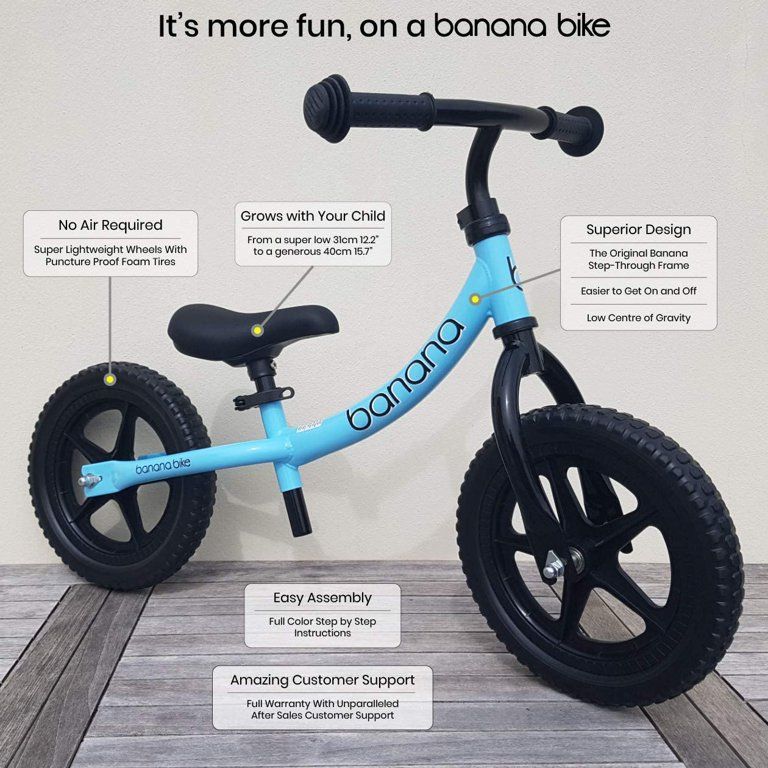 Banana LT Balance Bike - Lightweight for Toddlers, Kids - 2, 3, 4 Year Olds - Walmart.com | Walmart (US)