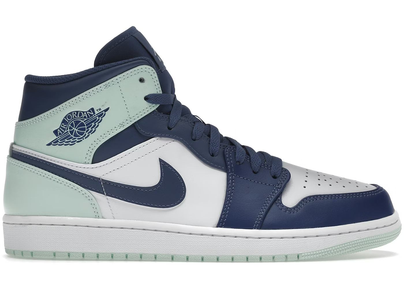 Jordan 1 MidMystic Navy Mint Foam | StockX