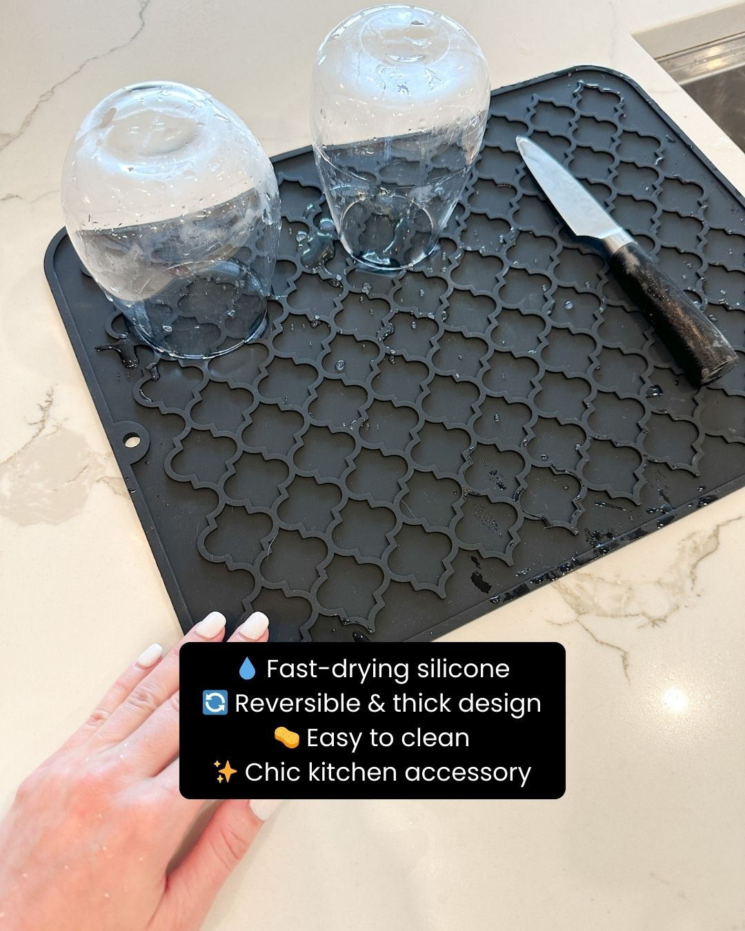 Make kitchen cleanup easier 🧼✨ with this super absorbent dish drying mat! It soaks up water fast, protects your counters, and gives you a neat, clutter-free drying space 💖🍽️. Perfect for dishes, glassware, or even produce—simple, practical, and a total kitchen essential 👀🏡. Trust me, you’ll wonder how you lived without it 💕

#kitchenessentials #dishdryingmat #homeorganization #kitchenhacks #cleanhome #kitchenmusthave #homeessentials #organizedkitchen #kitchentools #homeinspo #dailyessentials #kitchenfinds #tidyhome #homeupgrade #practicalliving #homehacks #cleaningessentials #modernhome #kitchenstyle #homecare #effortlessliving #ltkhome #kitchenorganization #homefinds #ltkfinds 

 