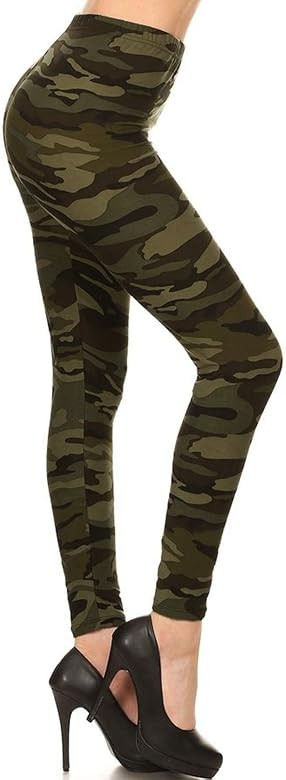 Women's Ultra Soft High Waist Fashion Leggings BAT1 | Amazon (US)