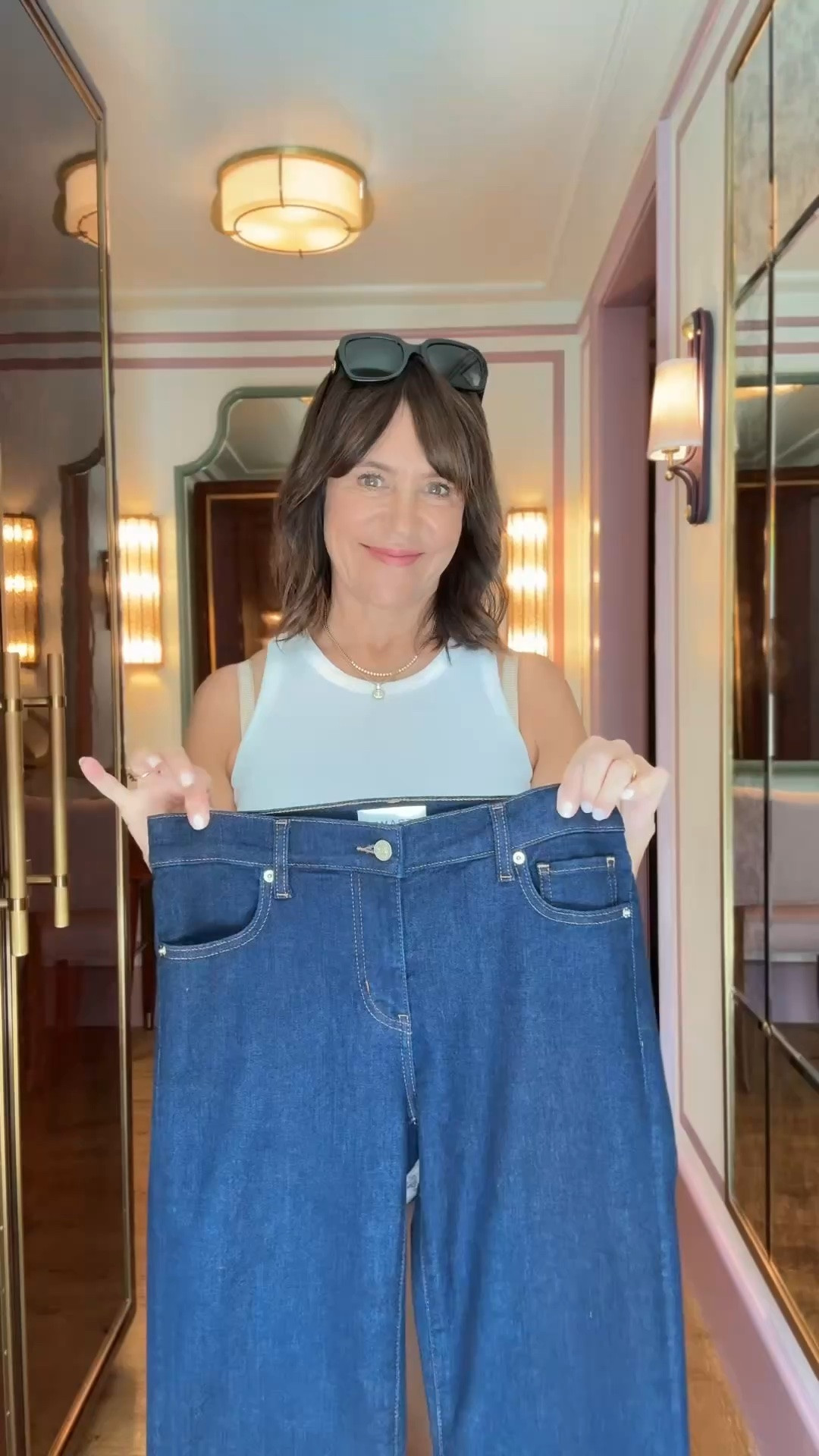 The jeans I can’t stop talking about! If you want the look of longer, leaner legs - these work MAGIC! True to size. 

These will look so good with ankle boots, sweaters, and jackets this fall!

#LTKSeasonal #LTKOver40 #LTKgrwm
