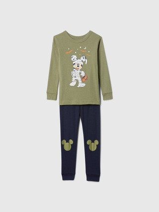 Kids & babyGap | Disney Mickey Mouse Mummy 100% Organic Cotton PJ Set | Gap Factory