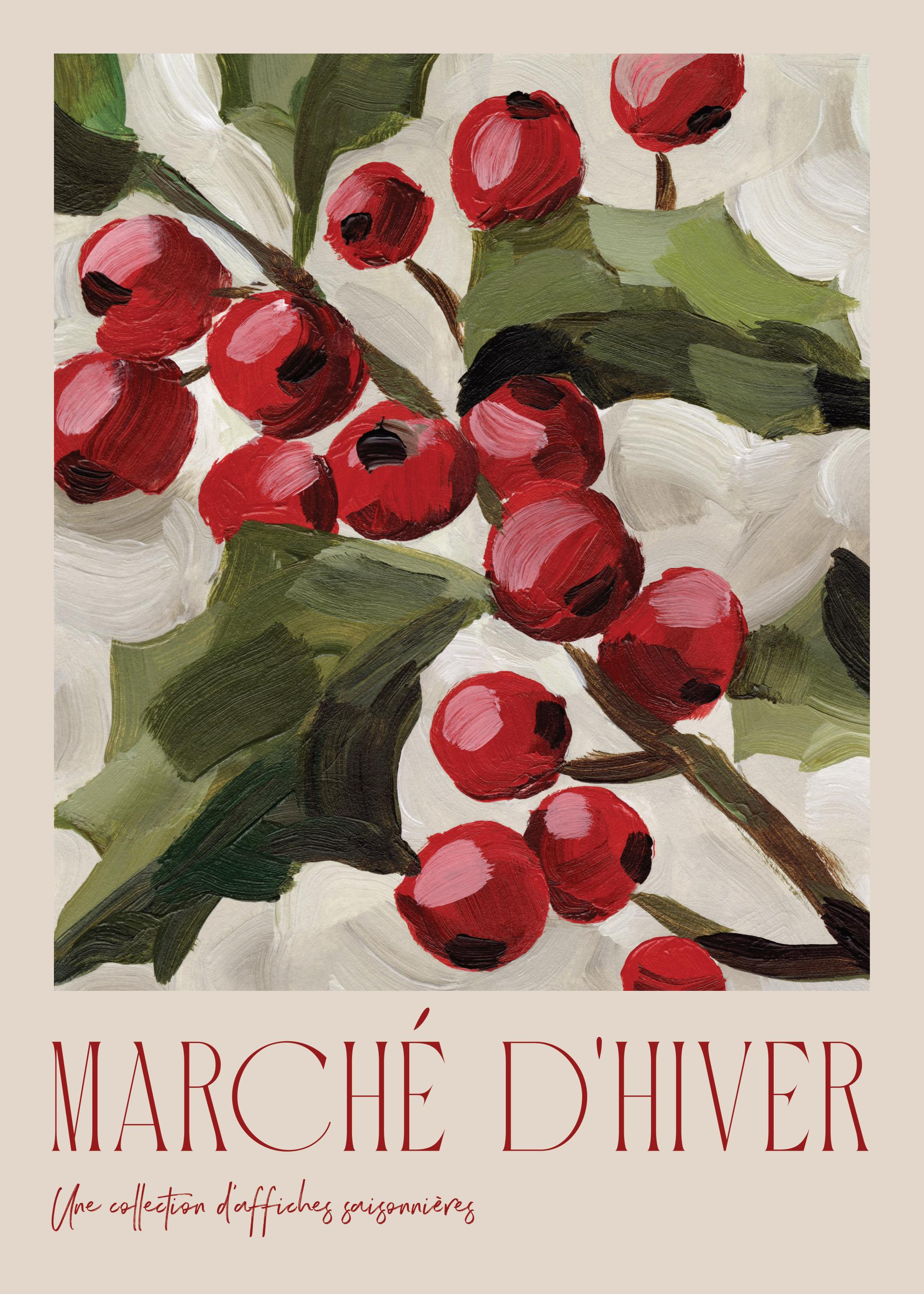 Marché D'Hiver No1 Print | Desenio