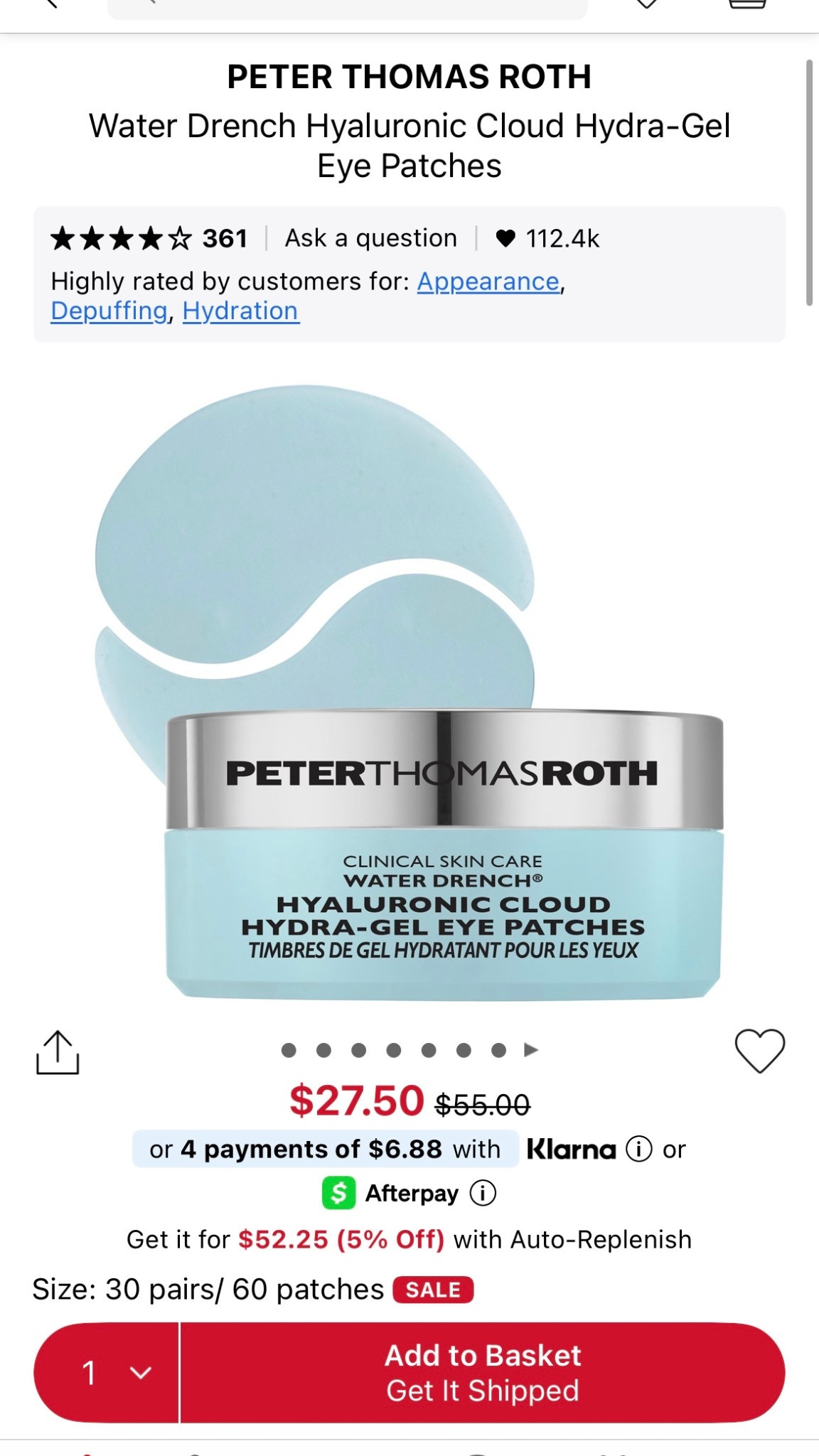 today’s Sephora 50% off BEST deal is these Peter Thomas Roth eye patches! So popular and would make the best gift too! 

#LTKCyberWeek #LTKGiftGuide #LTKSaleAlert