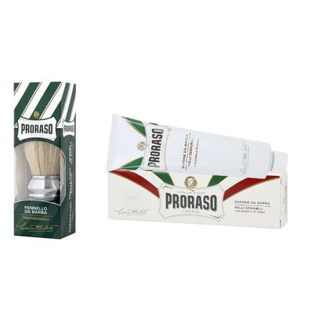 Proraso Shaving Cream for Sensitive Skin with Green Tea and Oatmeal 5.2 oz + Proraso Professional Sh | Walmart (US)