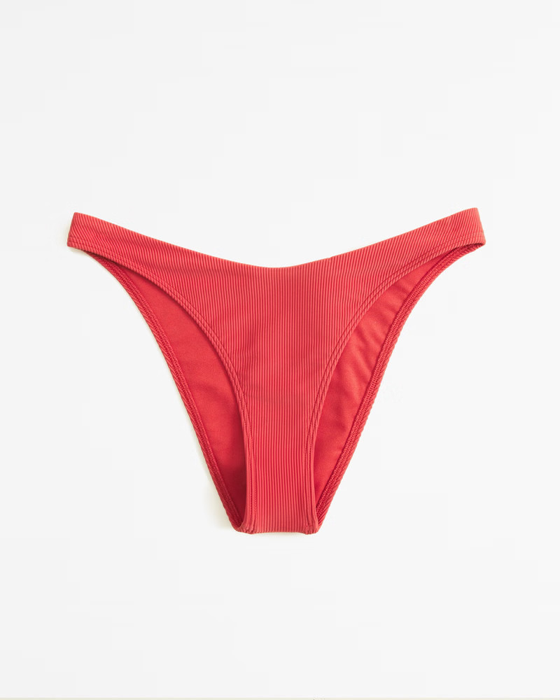 Women's High-Leg Cheeky Bottom | Women's Swimwear | Abercrombie.com | Abercrombie & Fitch (US)