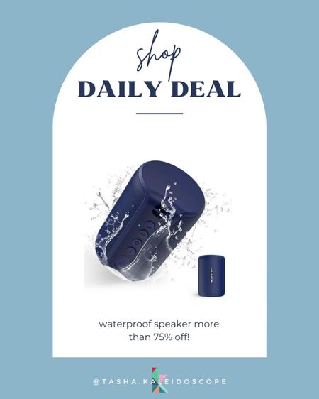 Just in time for summer and more than 75% off. On sale right now for only $21.00 at Walmart. Would be a great speaker to take on vacation  

Portable speaker, outdoor speaker, waterproof speaker, Bluetooth speaker, patio speaker, pool speaker 

#LTKunder50 #LTKhome #LTKFind
