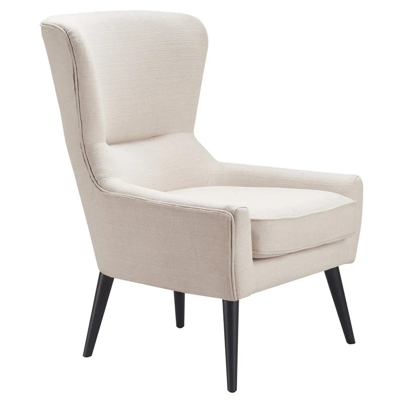 Tommy Hilfiger Auburn Wingback Chair Natural Ivory - Walmart.com | Walmart (US)