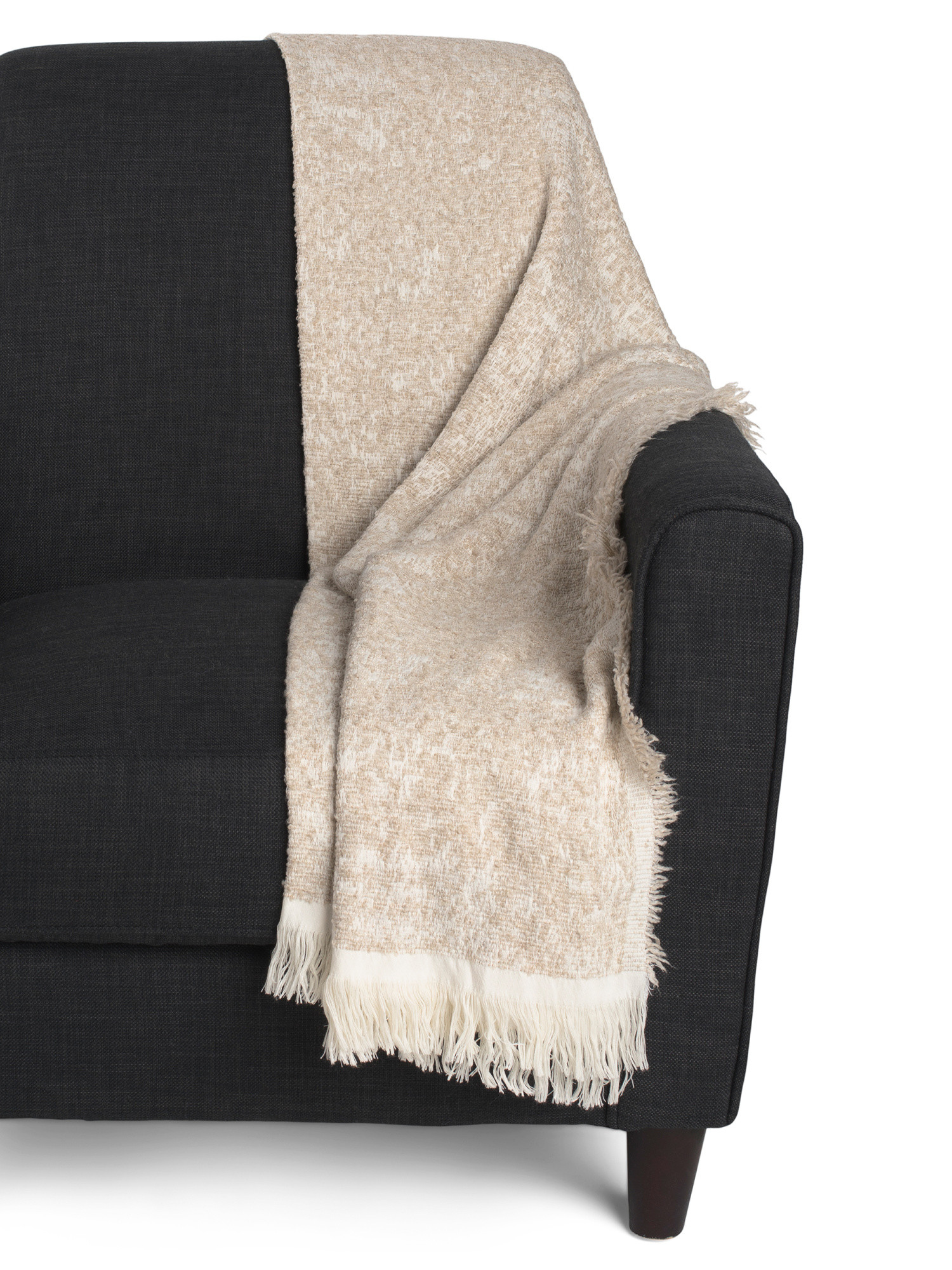 Yarn Dyed Fringe Knit Throw | Bed & Bath | Marshalls | Marshalls
