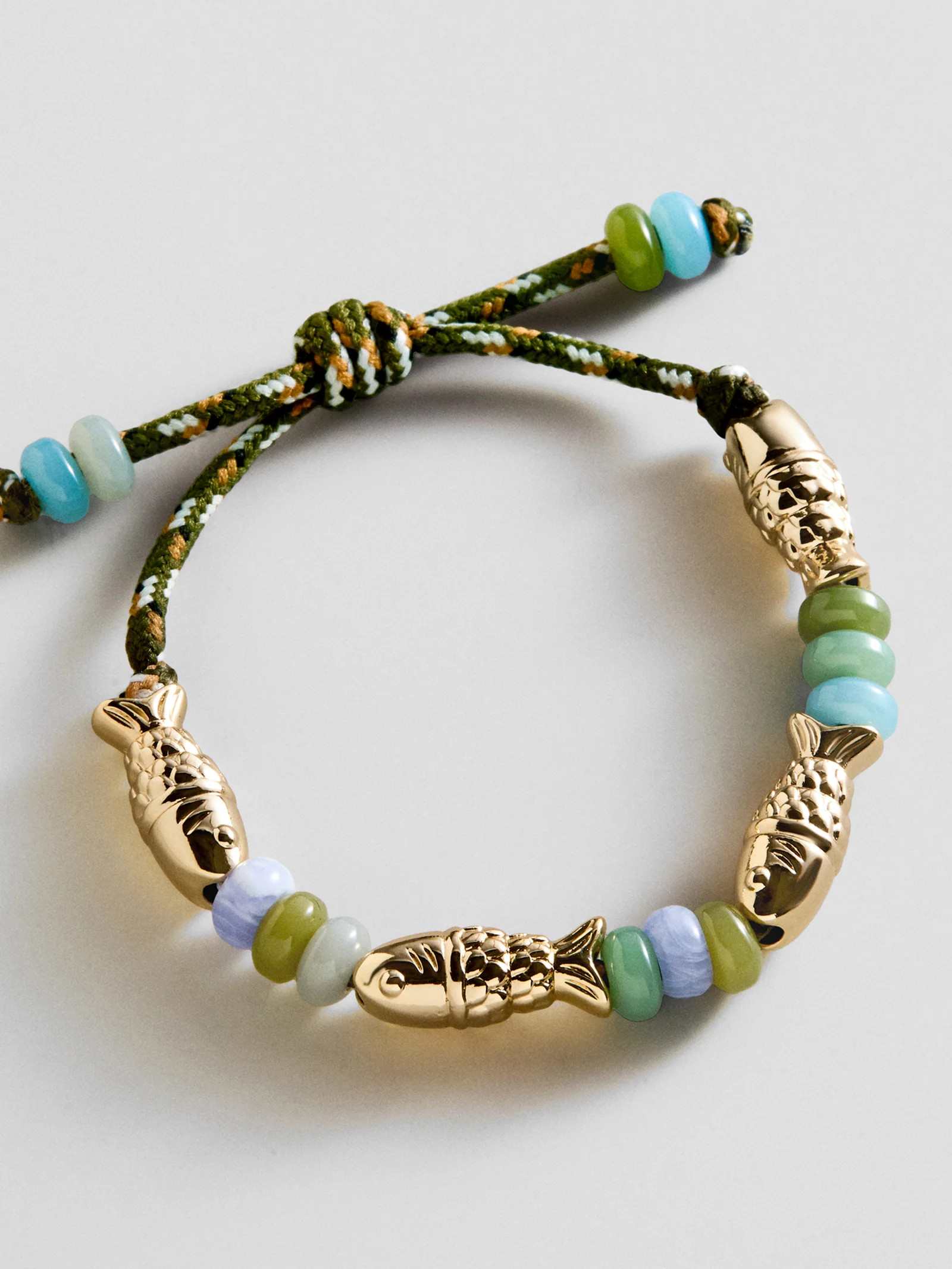 Happy Here Beaded Bracelet - Fish | BaubleBar