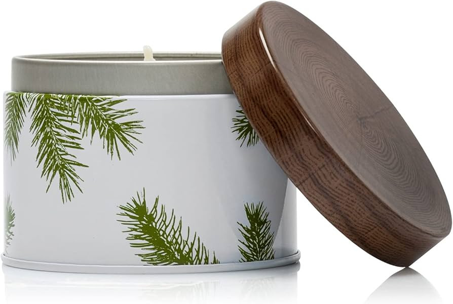 Thymes Frasier Fir Candle - Candle Tin - Scented Candles for Luxury Home Fragrance - Single-Wick ... | Amazon (US)