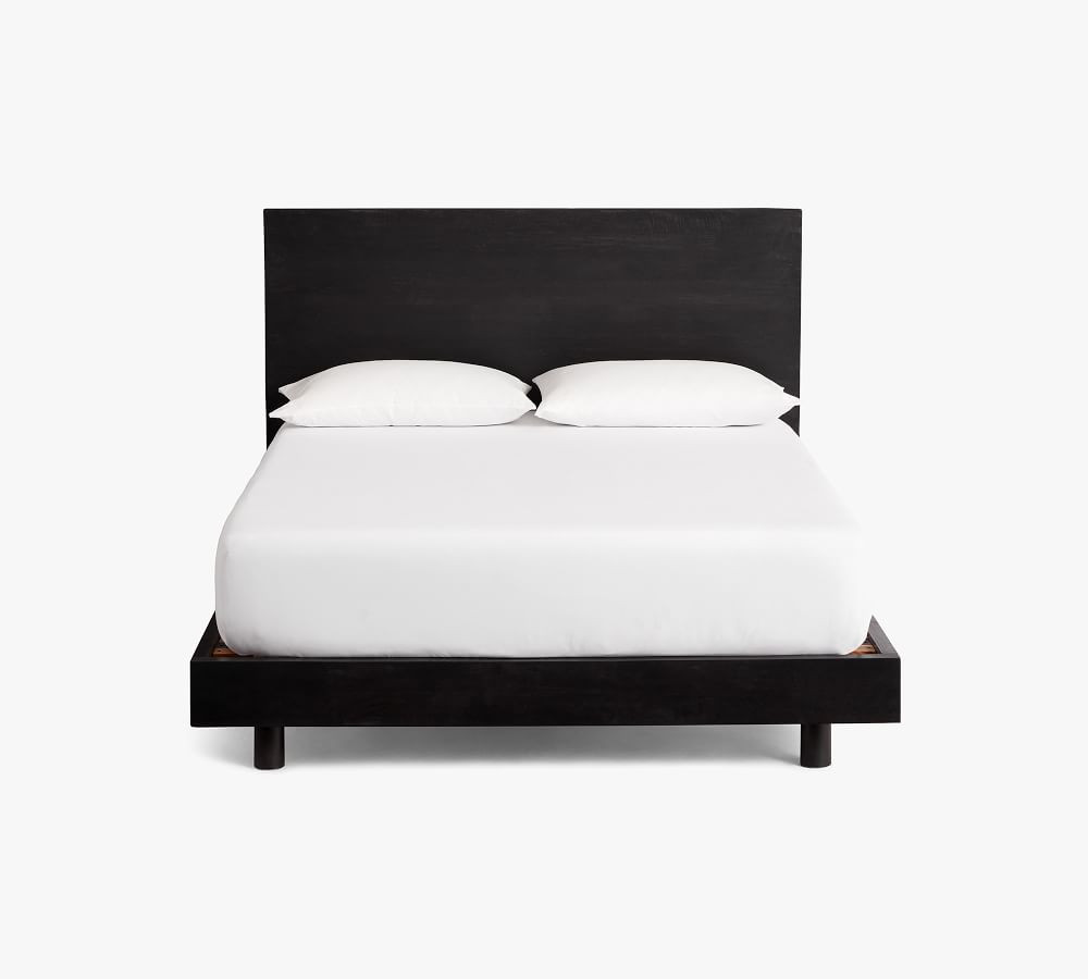 Cayman Platform Bed &amp; Headboard | Pottery Barn (US)