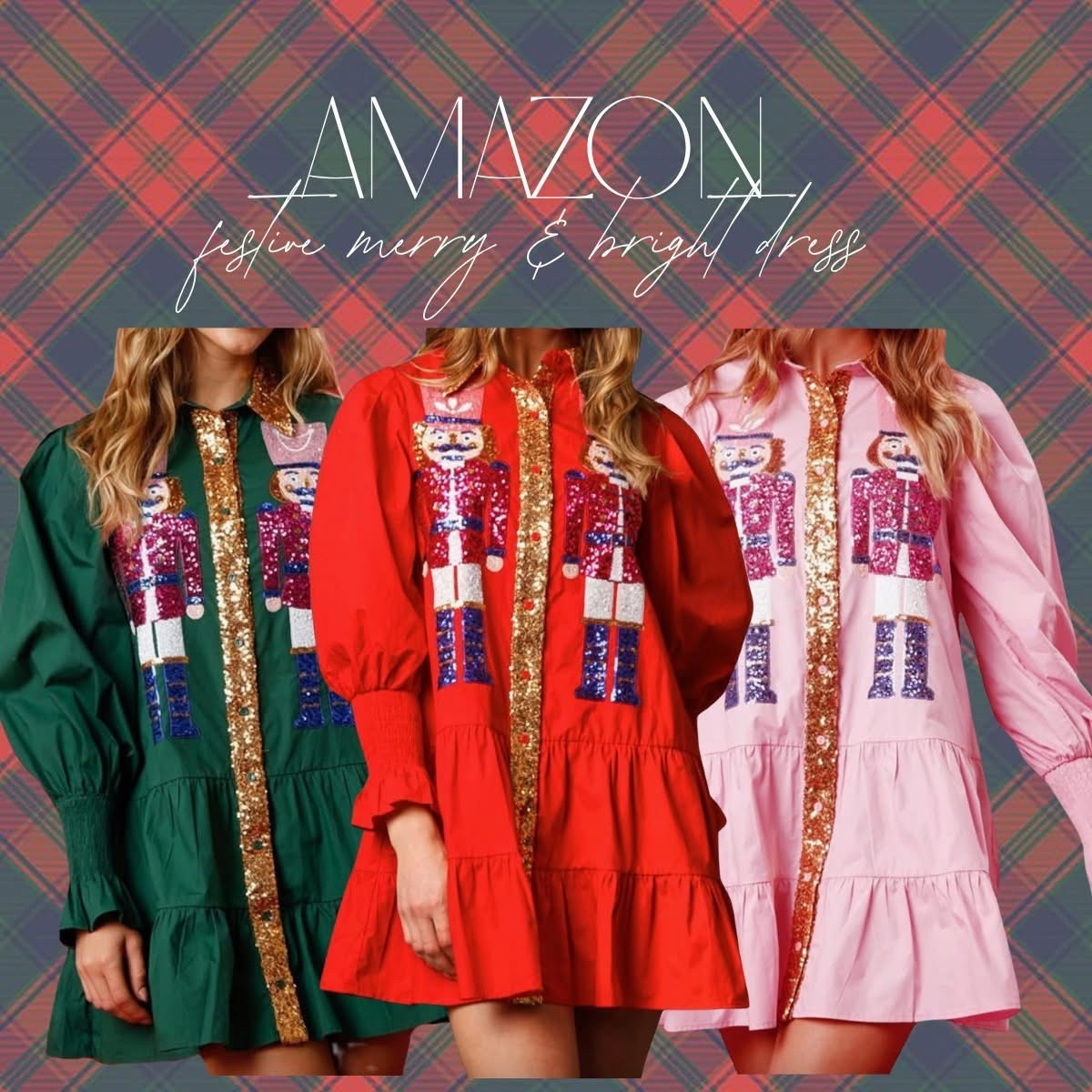 The cutest, girliest nutcracker holiday dress!!! Would be perfect for any holiday event you have coming up - especially if you’re going to see the nutcracker ballet OMG 🎄❤️



#LTKStyleTip #LTKFindsUnder50 #LTKHoliday