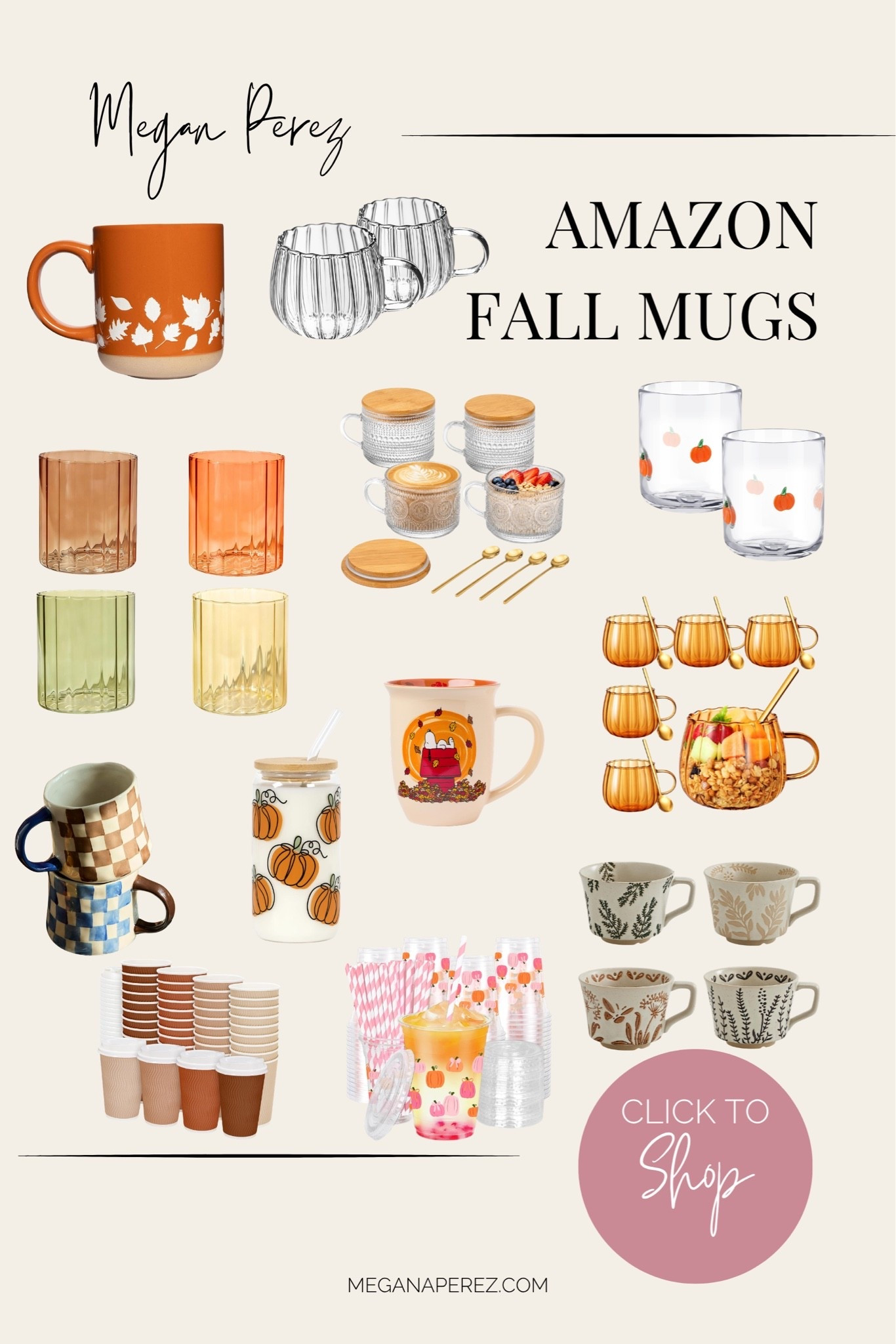 Getting Fall ready! Found some of the cutest mugs on Amazon! Perfect for this fall vibes ✌🏽🍂

#LTKHome #LTKSeasonal #LTKmorningroutine