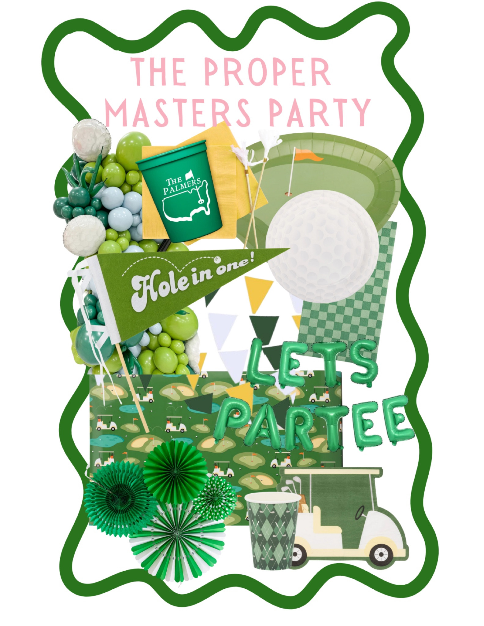 the perfect Masters party decor! 

#LTKFindsUnder50 #LTKParties #LTKSeasonal