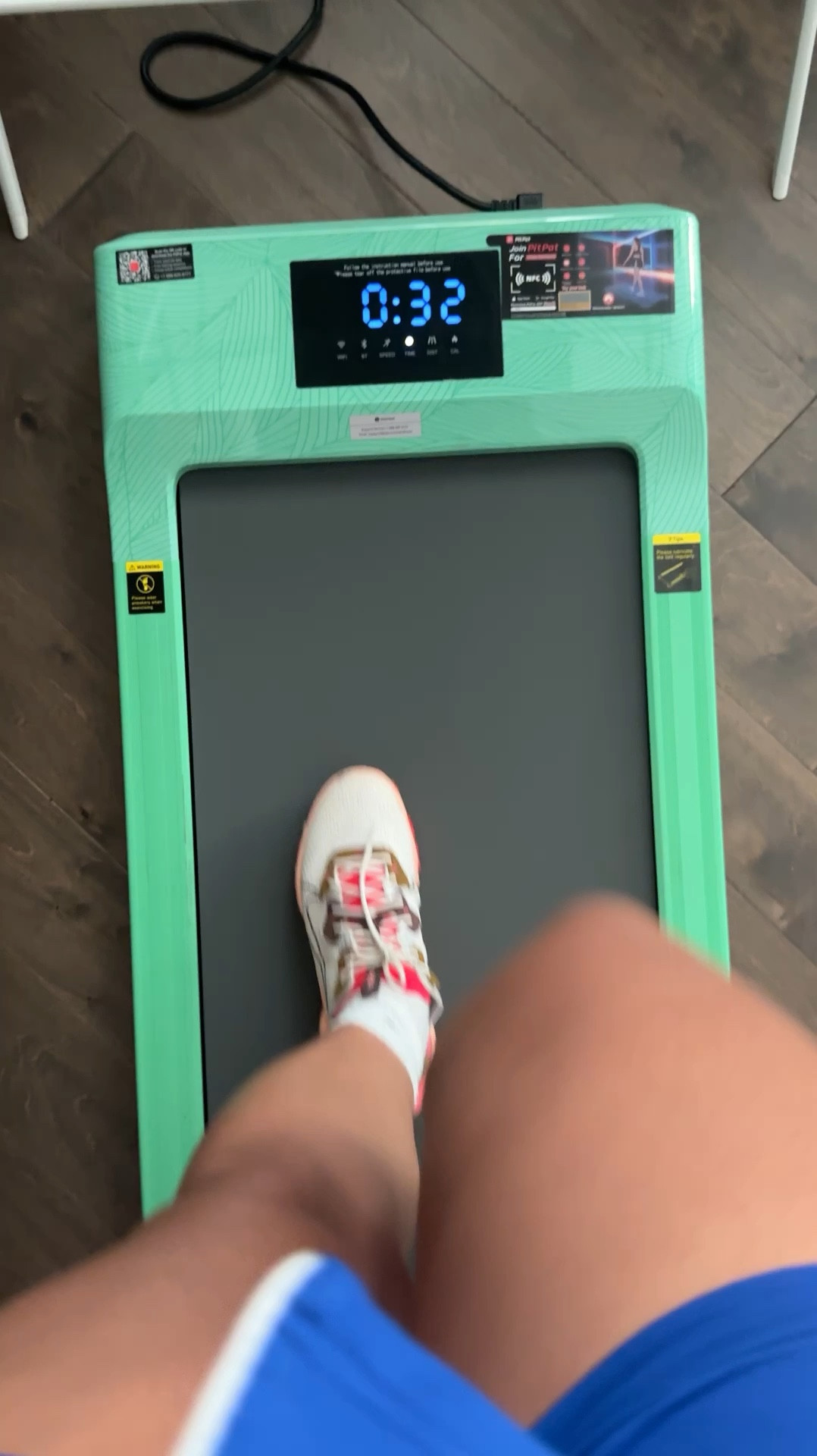 Day 6 of 31 #keepitmoving 
Had a busy day of shooting and editing this morning and afternoon so my walking pad came in handy.

I was watching itswellnessjess on my IPad while I finished my walk! How blessed are we to be already implementing healthy habits before the new year starts! 

#LTKVideo #LTKFitness #LTKActive