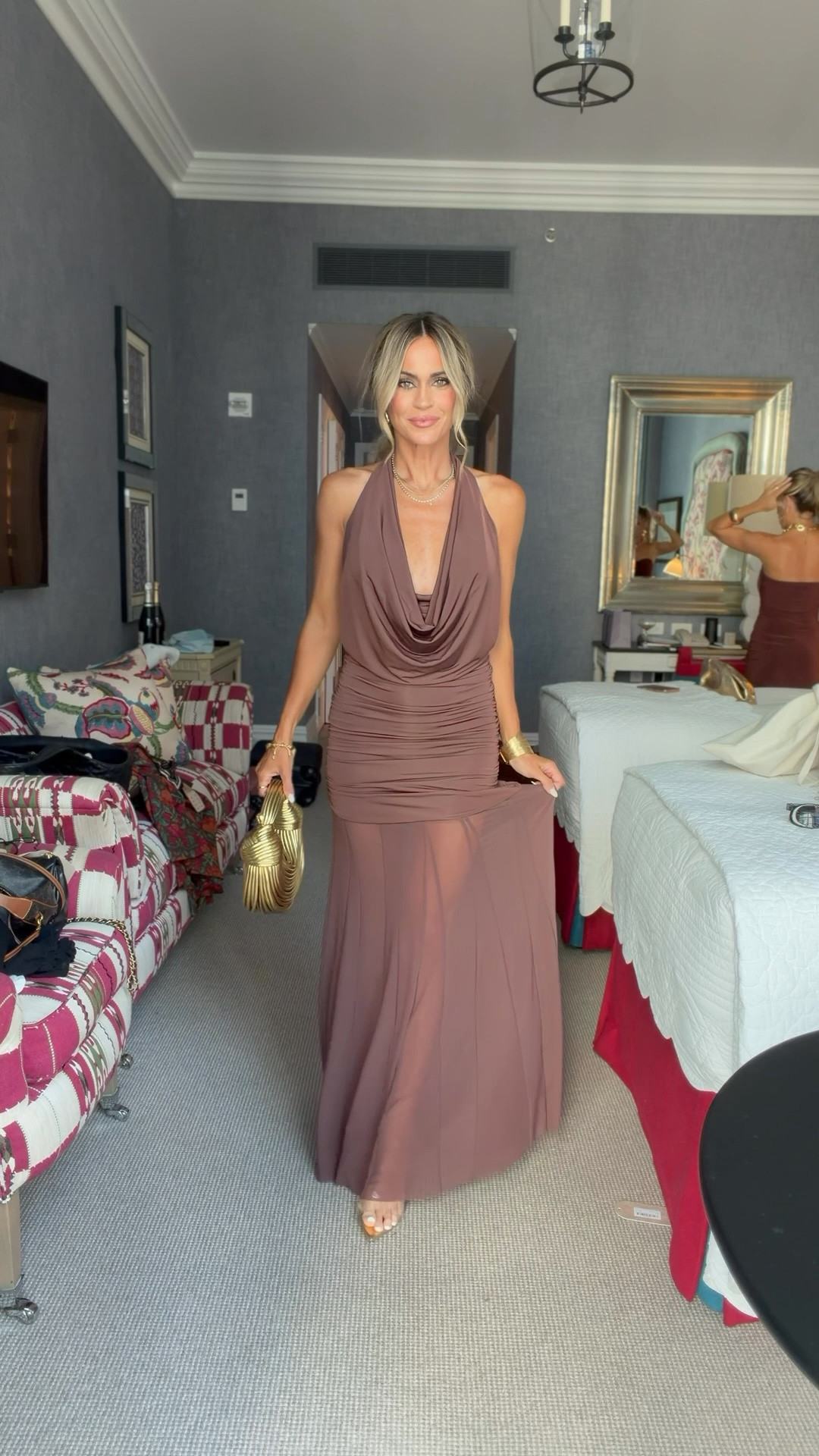 This would be so pretty for a fall wedding guest dress! Fits tts - wearing xs

#LTKOver40 #LTKPetite #LTKWedding