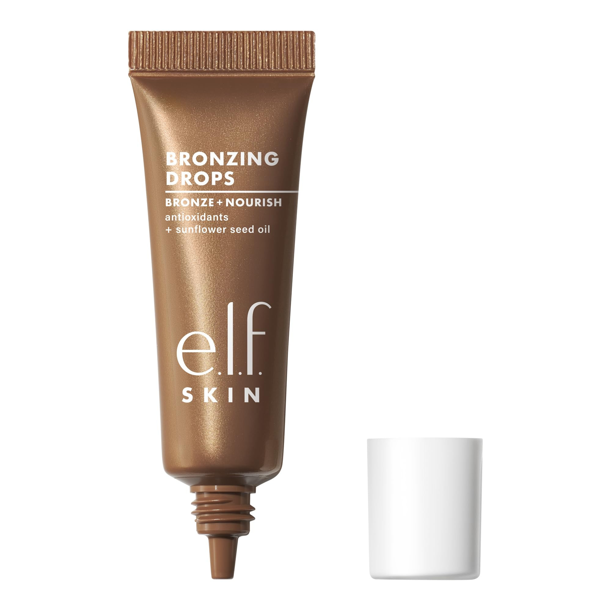 e.l.f. SKIN Bronzing Drops Mini, Liquid Bronzer For Face & Skin, Creates A Sun-Kissed Glow, Infus... | Amazon (US)